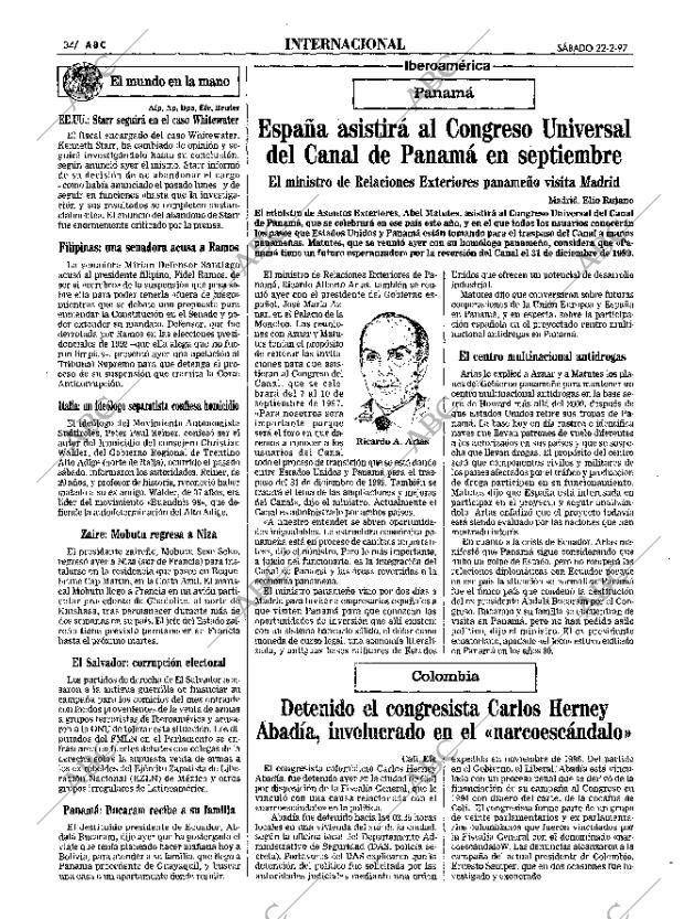 ABC MADRID 22-02-1997 página 34