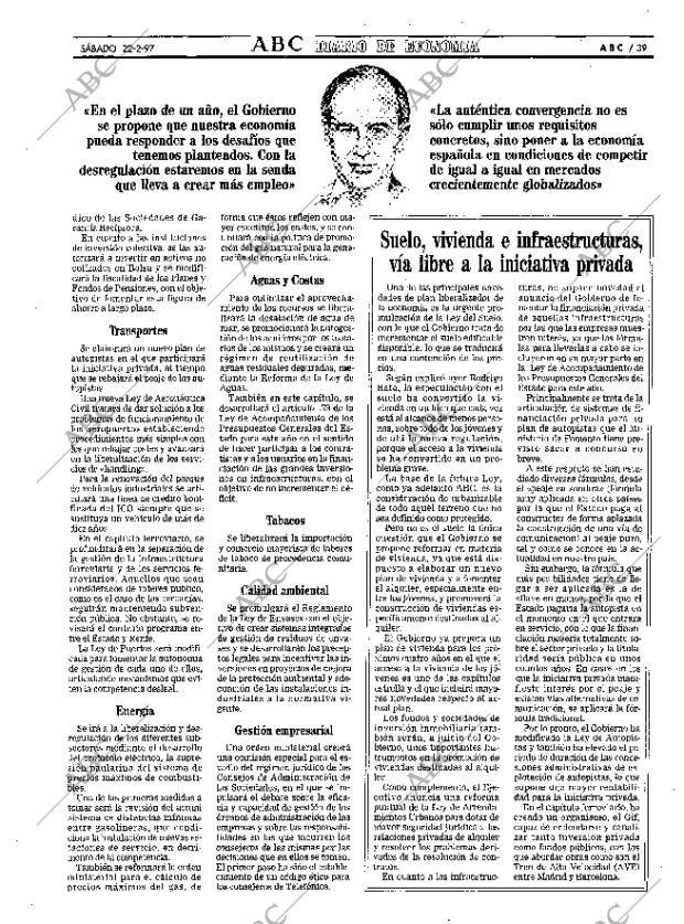 ABC MADRID 22-02-1997 página 39