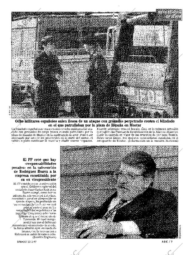 ABC MADRID 22-02-1997 página 9