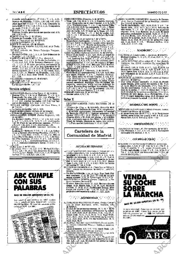 ABC MADRID 22-02-1997 página 94