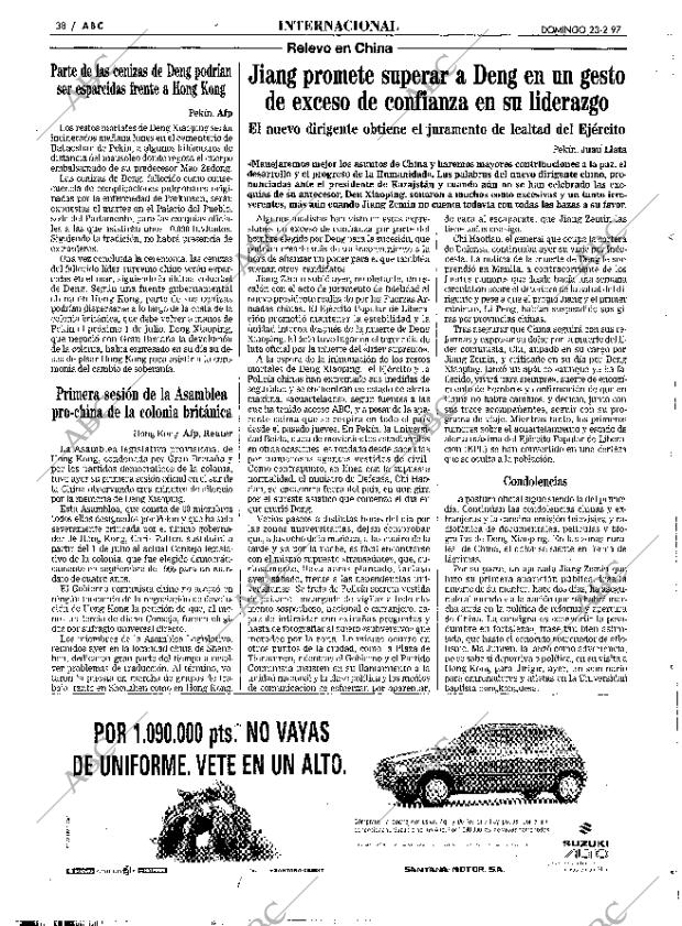 ABC SEVILLA 23-02-1997 página 38