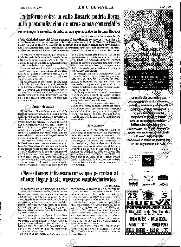 ABC SEVILLA 23-02-1997 página 57