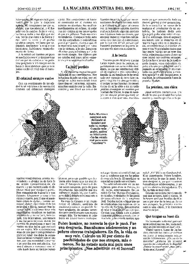 ABC SEVILLA 23-02-1997 página 85