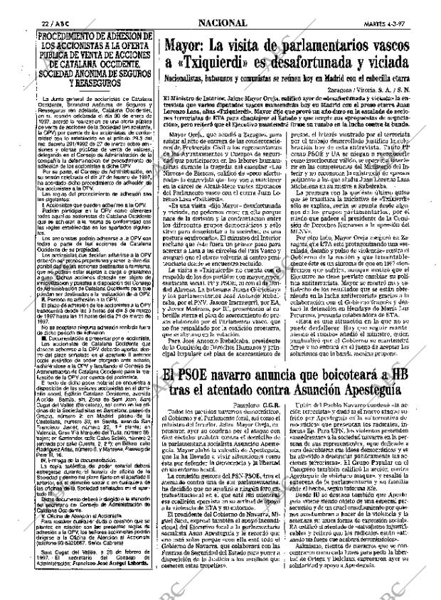 ABC MADRID 04-03-1997 página 22