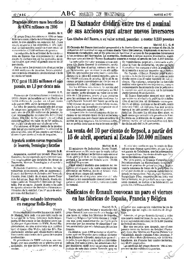 ABC MADRID 04-03-1997 página 42