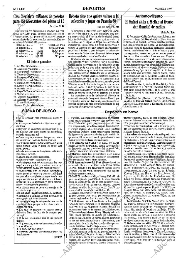 ABC SEVILLA 04-03-1997 página 86