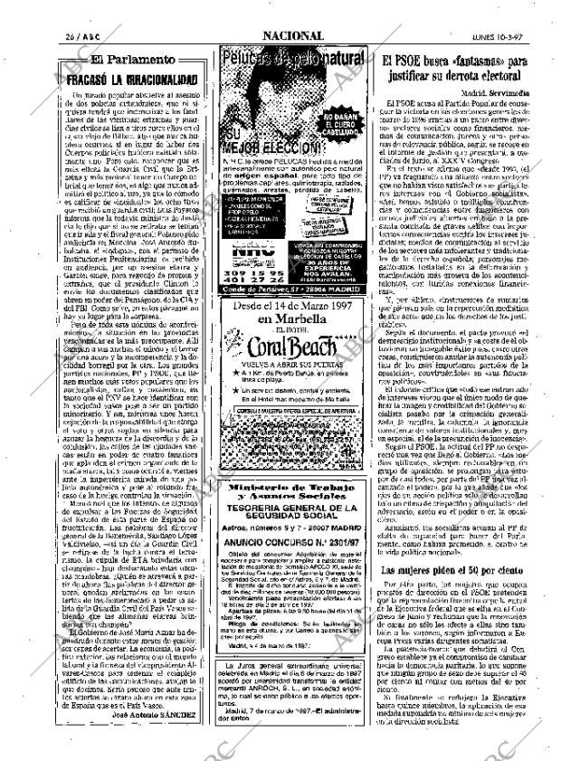 ABC MADRID 10-03-1997 página 26