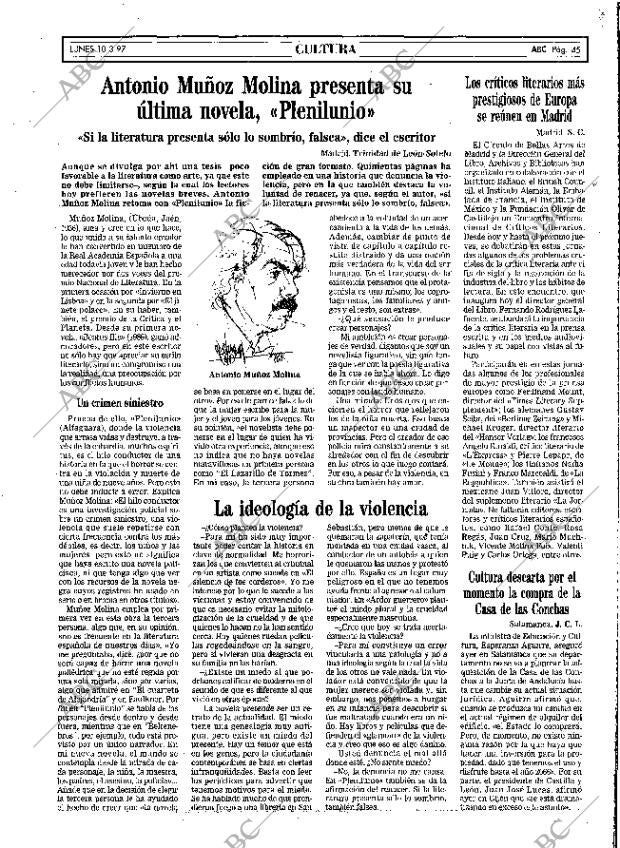 ABC MADRID 10-03-1997 página 45