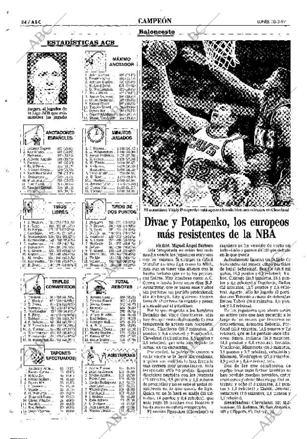 ABC MADRID 10-03-1997 página 84
