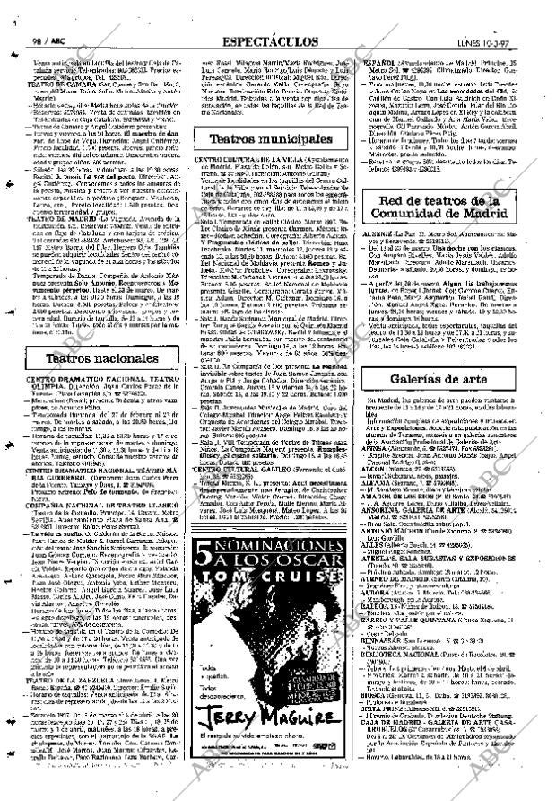 ABC MADRID 10-03-1997 página 98