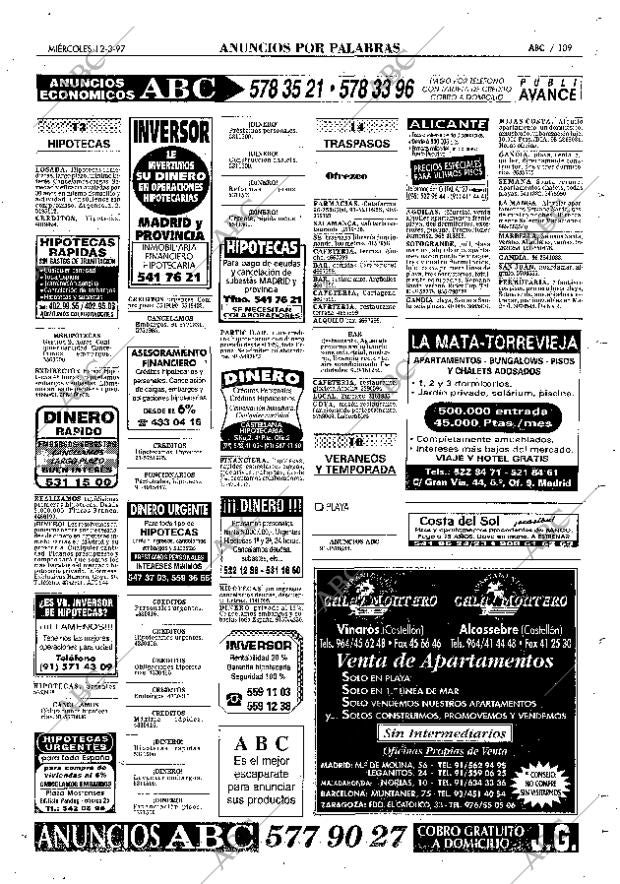 ABC MADRID 12-03-1997 página 109