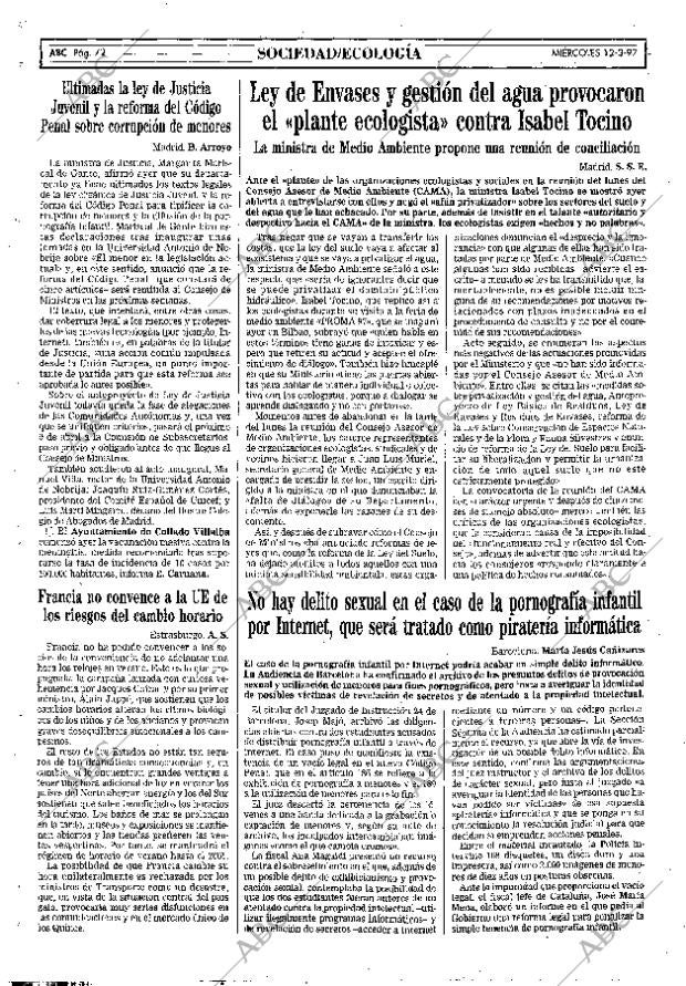 ABC MADRID 12-03-1997 página 72