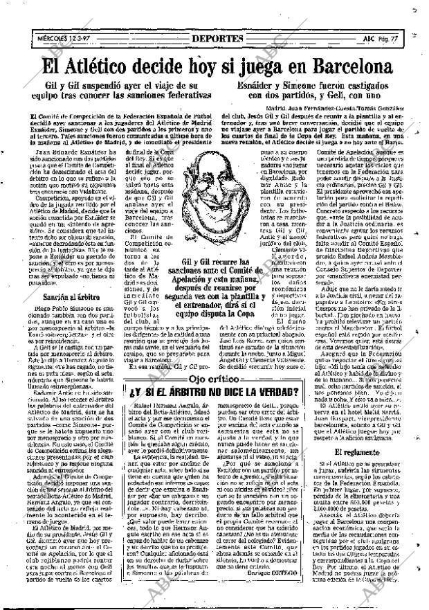 ABC MADRID 12-03-1997 página 77