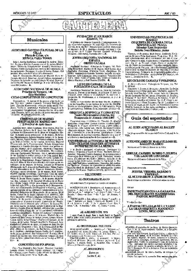 ABC MADRID 12-03-1997 página 85