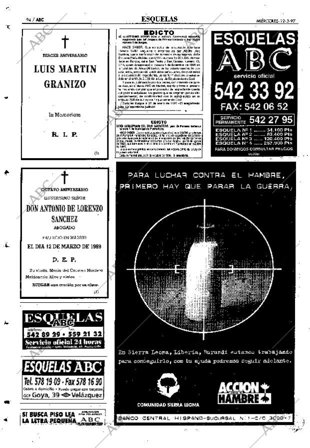 ABC MADRID 12-03-1997 página 94
