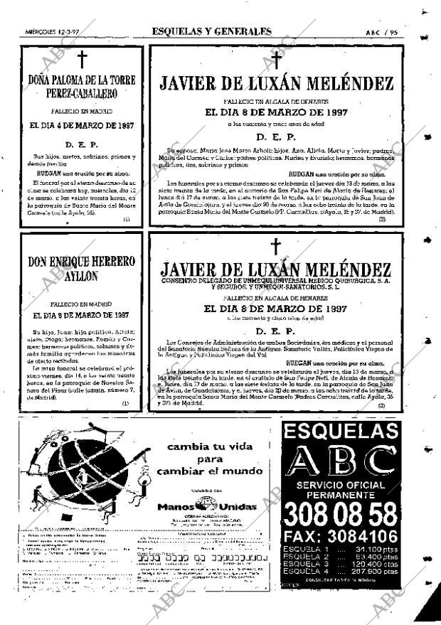 ABC MADRID 12-03-1997 página 95