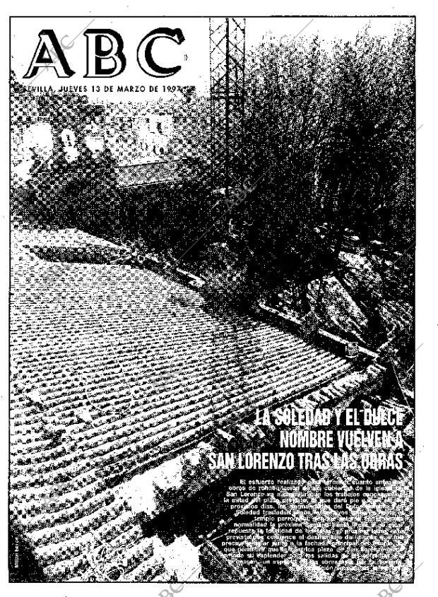 ABC SEVILLA 13-03-1997 página 1