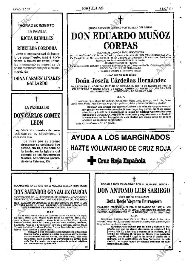 ABC SEVILLA 13-03-1997 página 101