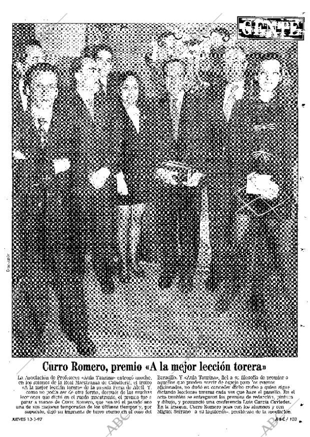 ABC SEVILLA 13-03-1997 página 103