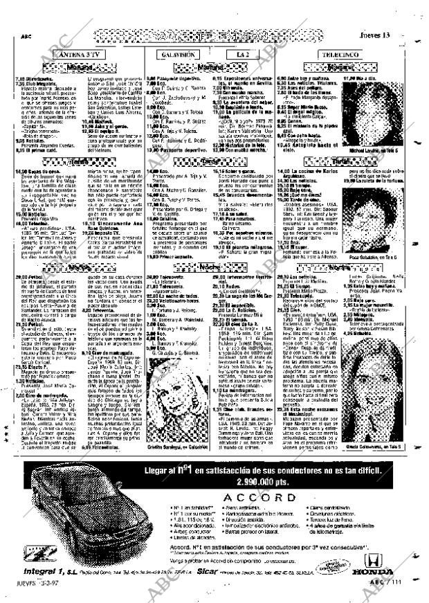 ABC SEVILLA 13-03-1997 página 111