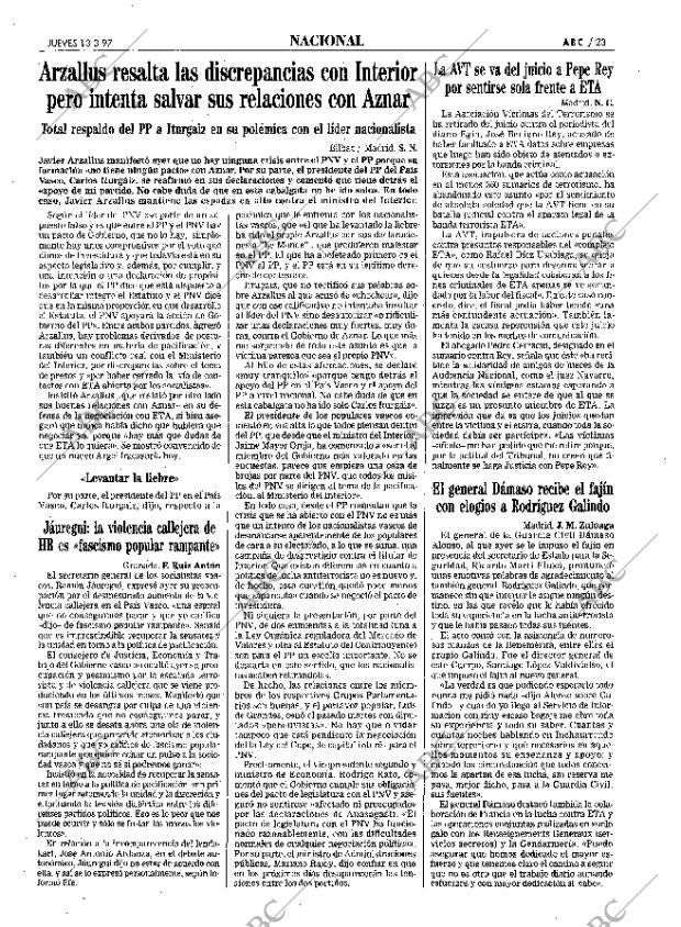 ABC SEVILLA 13-03-1997 página 23