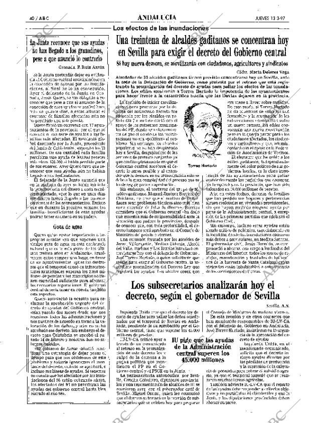 ABC SEVILLA 13-03-1997 página 40