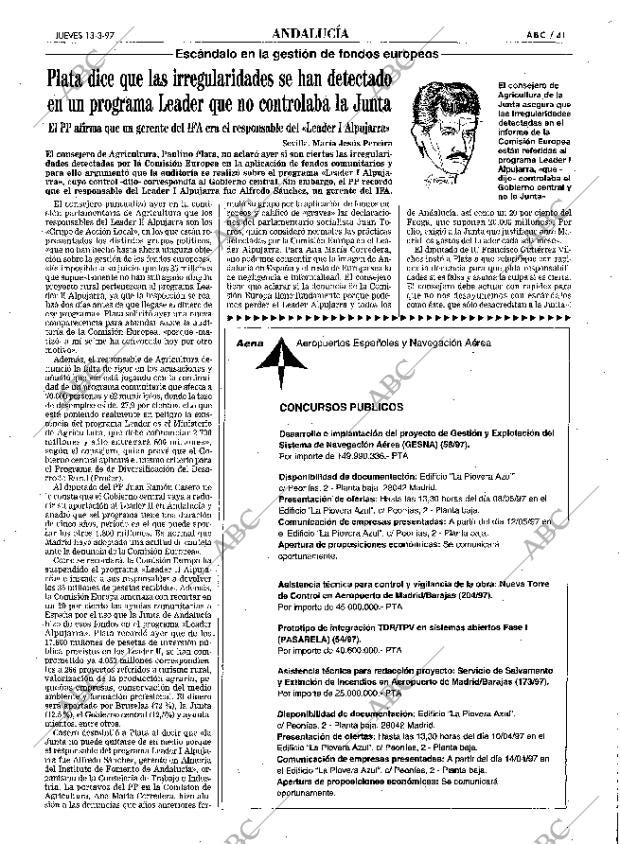 ABC SEVILLA 13-03-1997 página 41