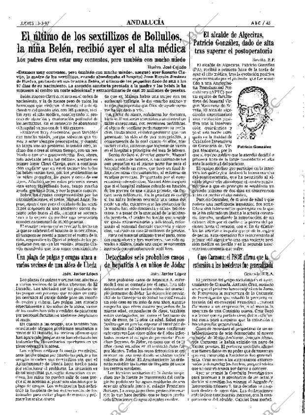 ABC SEVILLA 13-03-1997 página 45