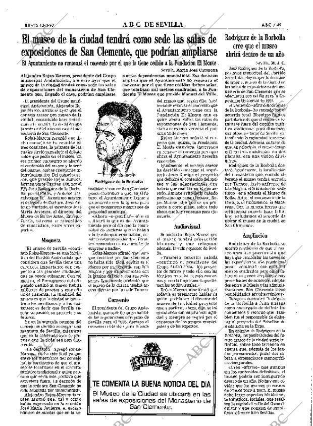 ABC SEVILLA 13-03-1997 página 49