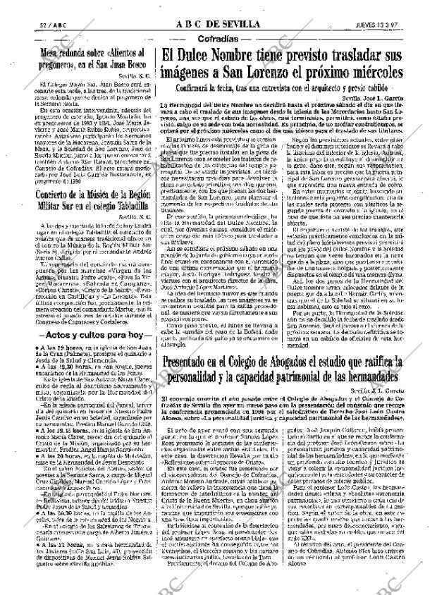 ABC SEVILLA 13-03-1997 página 52