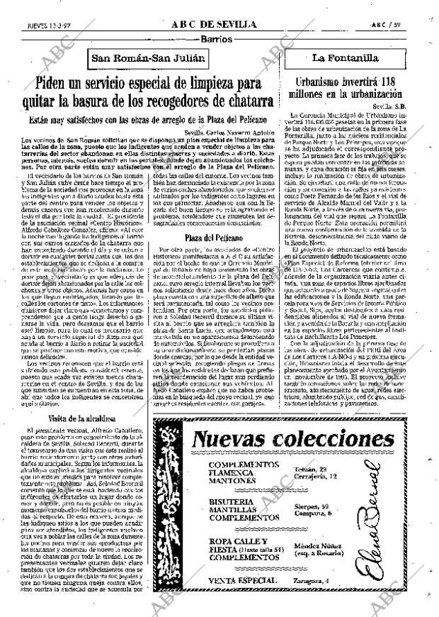 ABC SEVILLA 13-03-1997 página 59