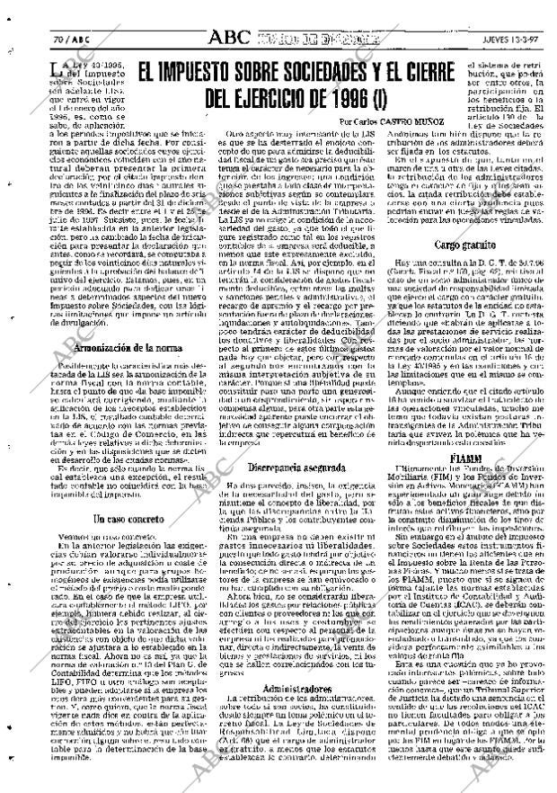 ABC SEVILLA 13-03-1997 página 70