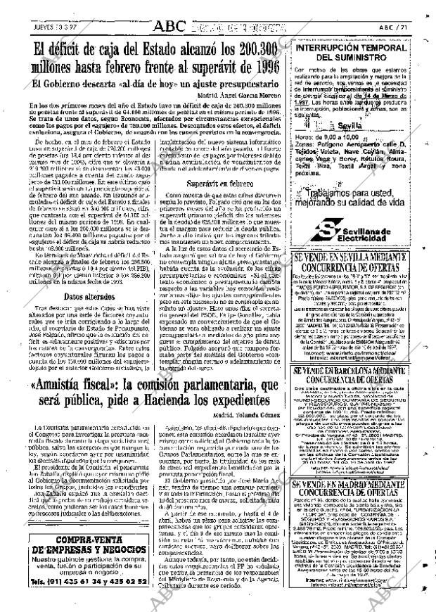 ABC SEVILLA 13-03-1997 página 71