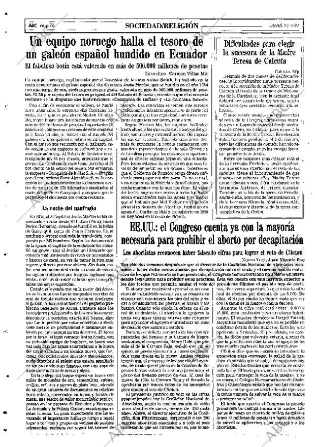 ABC SEVILLA 13-03-1997 página 76