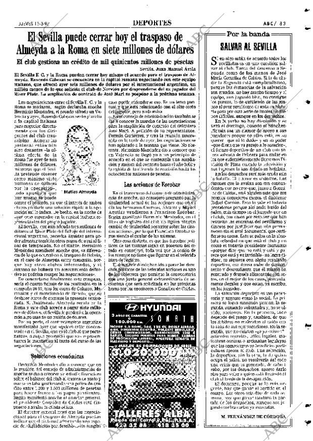 ABC SEVILLA 13-03-1997 página 83
