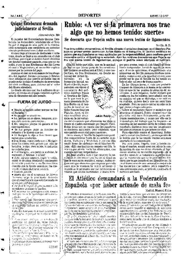 ABC SEVILLA 13-03-1997 página 84