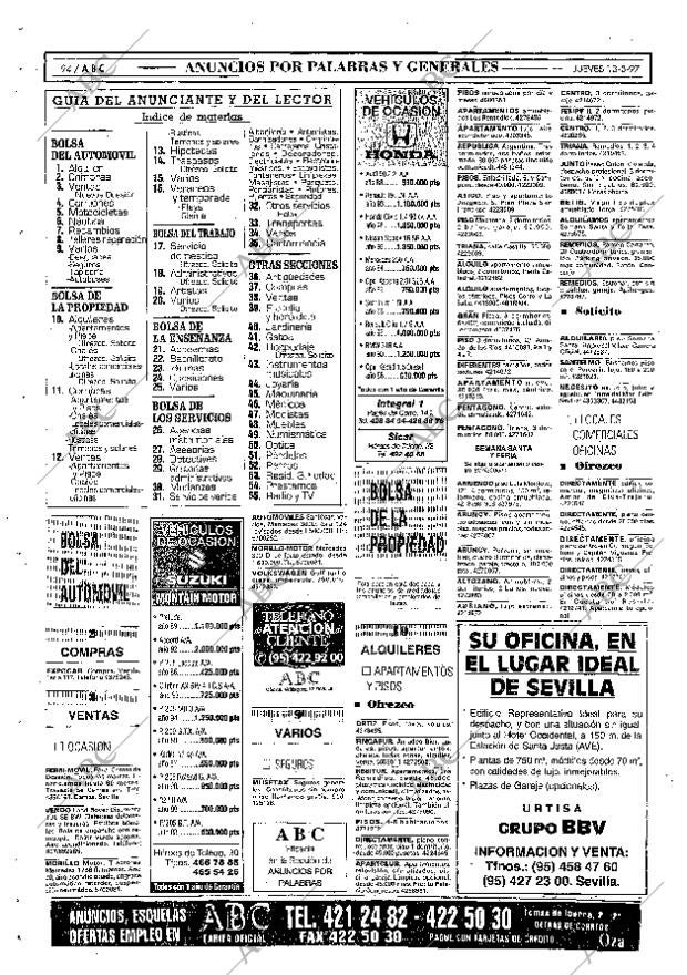 ABC SEVILLA 13-03-1997 página 94