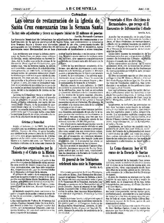ABC SEVILLA 14-03-1997 página 53