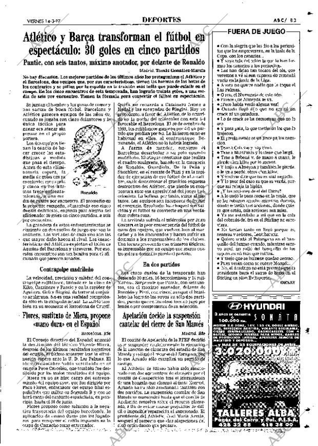 ABC SEVILLA 14-03-1997 página 83