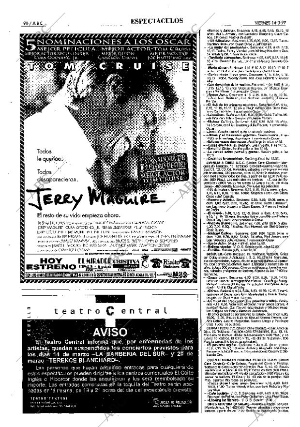 ABC SEVILLA 14-03-1997 página 90