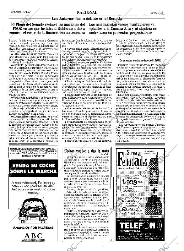 ABC MADRID 15-03-1997 página 25