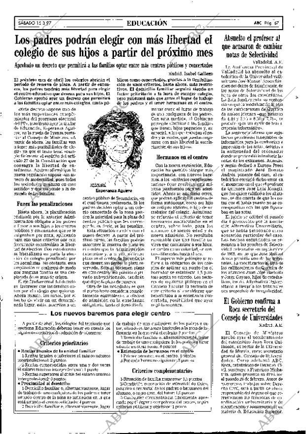 ABC MADRID 15-03-1997 página 67