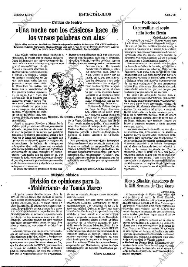 ABC MADRID 15-03-1997 página 81