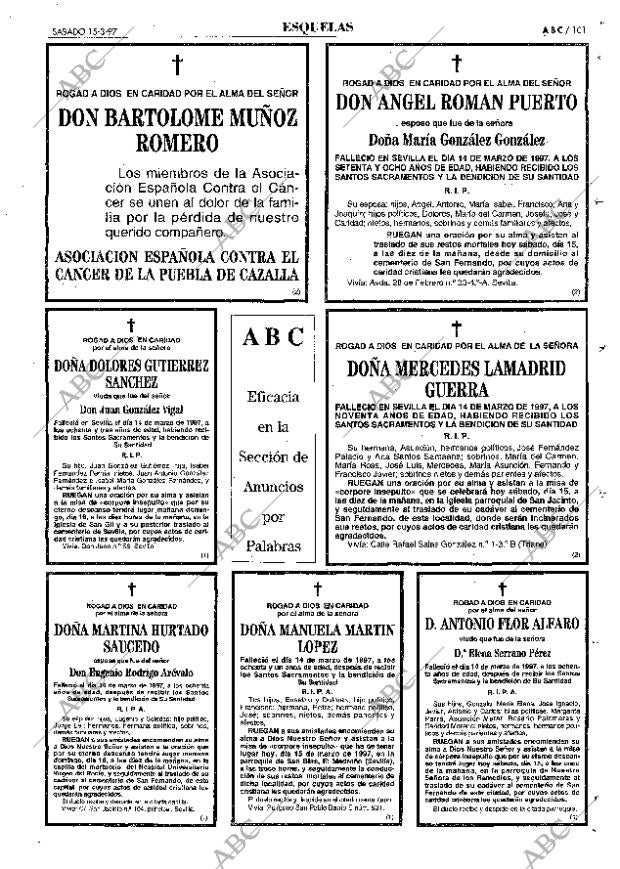 ABC SEVILLA 15-03-1997 página 101