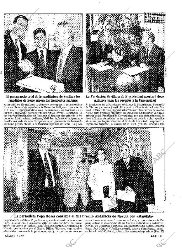 ABC SEVILLA 15-03-1997 página 11