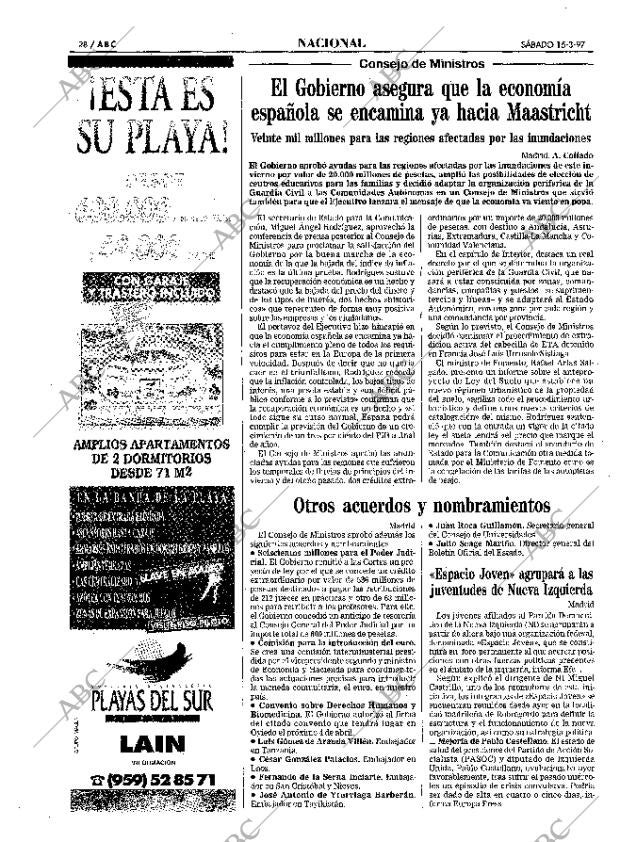 ABC SEVILLA 15-03-1997 página 28