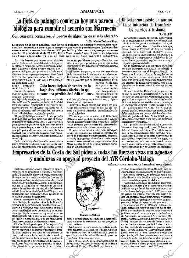 ABC SEVILLA 15-03-1997 página 43