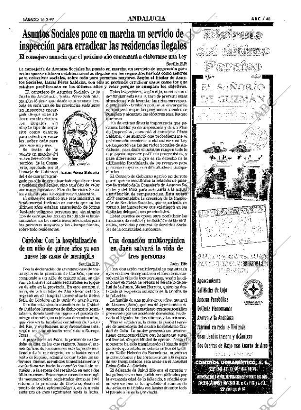 ABC SEVILLA 15-03-1997 página 45
