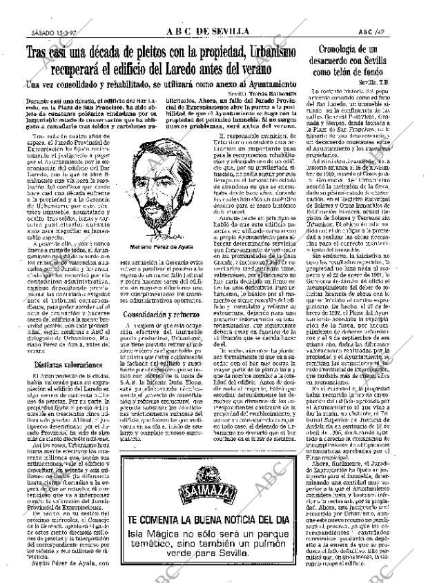 ABC SEVILLA 15-03-1997 página 49