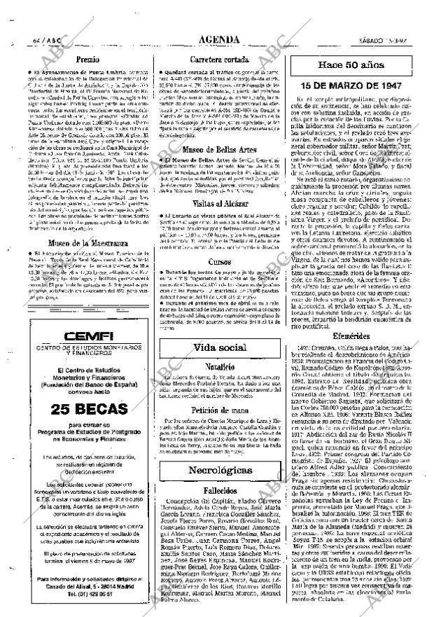 ABC SEVILLA 15-03-1997 página 64